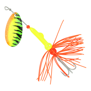 Image of Oslo Inline Spinners | Chartreuse-Organge-Firetiger; 1/2 oz.