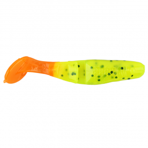 Image of Charlie Brewer's Slider Double Action Minnows | Chartreuse-Orange; 2 1/8 in.