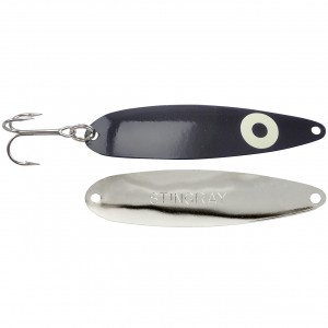 Image of Michigan Stinger Stingray Spoon | Super Glow Carbon 14; 4 1/4 in.