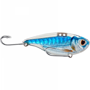 Image of LIVETARGET Sonic Shad Blade Bait | Silver-Blue; 2 in.