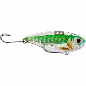 Image of LIVETARGET Sonic Shad Blade Bait | Silver-Pumpkin; 2 in.