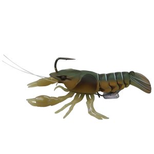 Image of LIVETARGET Live Craw Soft Bait | Orange Pumpkin; 2 1/2 in.