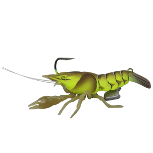 Image of LIVETARGET Live Craw Soft Bait | Chartreuse Pumpkin; 3 in.
