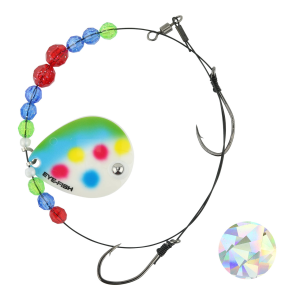 Image of Eye-Fish Premium Single Colorado Blade Worm Harness