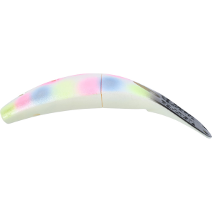 Image of Yakima Bait Spin-N-Fish | MOP-Glo Belly Black Head; 4 in.