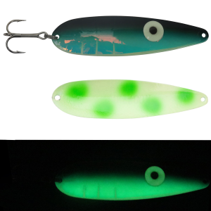 Image of Moonshine Lures Trolling Spoon | Exclusive Color - Dotted Rodfather; 5 in.