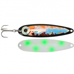 Image of Michigan Stinger Stingray Spoon | Exclusive Color - UV Alewife-Green Dot; 4 1/4 in.