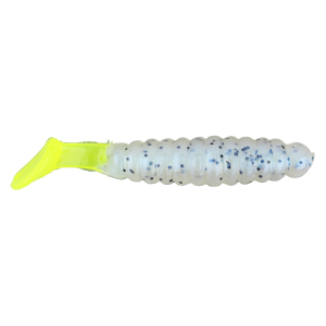 Image of Charlie Brewer's Crappie/Panfish Slider Grubs | Funky Monkey Shine; 1 1/2 in.