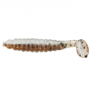 Image of Charlie Brewer's Crappie/Panfish Slider Grubs | Brown Pearl; 1 1/2 in.