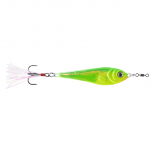 Image of Nichols Lures DUH Jigging Spoon | UV Citrus; 3/4 oz.