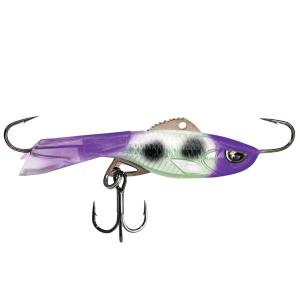 Image of ACME Tackle Hyper-Rattle | Purple Squirrel - Moonshine Glow; 1 in.