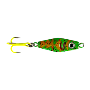 Image of Clam Rattlin' PT Spoon | Glow Green Koi; 1/4 oz.