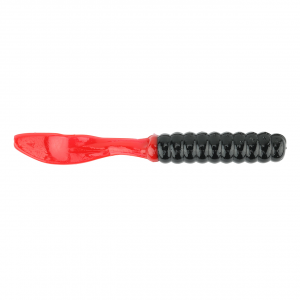 Image of Ol' Blue Tackle Slapper Soft Bait | Black/Red; 2 1/2 in.