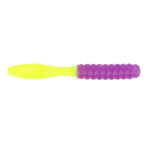 Image of Ol' Blue Tackle Slapper Soft Bait | Grape/Chartreuse; 2 1/2 in.