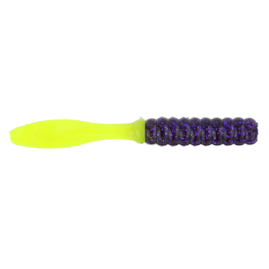 Image of Ol' Blue Tackle Slapper Soft Bait | Purple/Chartreuse; 2 1/2 in.