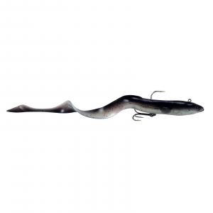 Image of Savage Gear Prerigged 3D Real Eel | Black Green Pearl; 12 in.