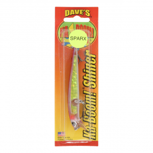 Image of Dave's Ka-Boom Shallow Shiner | Sparx Purple Chartreuse Prism; 3 1/2 in.