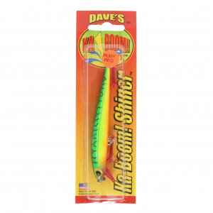 Image of Dave's Ka-Boom Shallow Shiner | Ruby Red Hot Tiger; 3 1/2 in.