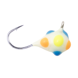 Image of Clam CPT Confetti Drop Jig | Wonderbread Glow; 1/16 oz.