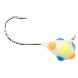 Image of Clam CPT Confetti Drop XL Jig | Wonderbread Glow; 1/32 oz.