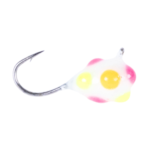 Image of Clam CPT Confetti Drop Jig | Disco Wonderbread Glow; 1/64 oz.
