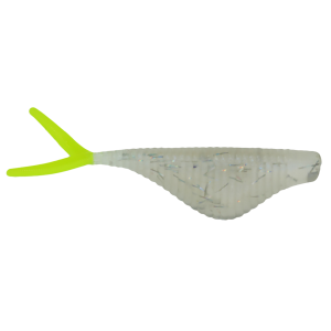 Image of Ol' Blue Tackle Small Fry Soft Bait | Bling/Chartreuse; 3 in.