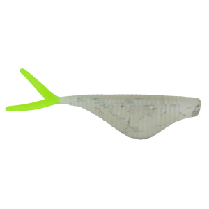 Image of Ol' Blue Tackle Small Fry Soft Bait | Bling/Limetreuse; 3 in.