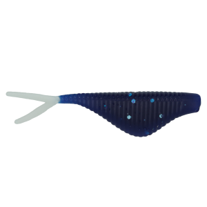 Image of Ol' Blue Tackle Small Fry Soft Bait | KC Blue/White; 3 in.