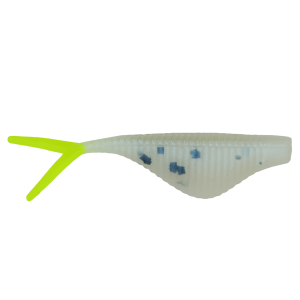 Image of Ol' Blue Tackle Small Fry Soft Bait | Monkey Milk/Chartreuse; 3 in.