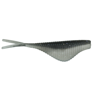 Image of Ol' Blue Tackle Small Fry Soft Bait | Silver Fox; 3 in.