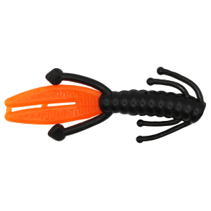 Image of Ol' Blue Tackle Teaser Soft Bait | Black/Orange; 2.6 in.