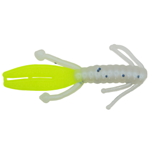Image of Ol' Blue Tackle Teaser Soft Bait | Monkey Milk/Chartreuse; 2.6 in.