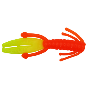 Image of Ol' Blue Tackle Teaser Soft Bait | Orange/Chartreuse; 2.6 in.