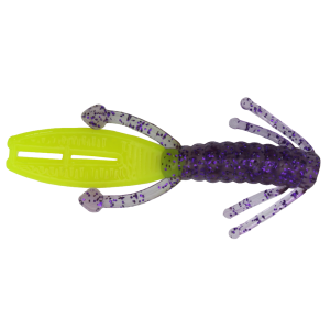 Image of Ol' Blue Tackle Teaser Soft Bait | Purple/Chartreuse; 2.6 in.