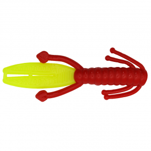 Image of Ol' Blue Tackle Teaser Soft Bait | Red/Chartreuse; 2.6 in.