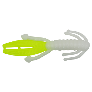 Image of Ol' Blue Tackle Teaser Soft Bait | White/Chartreuse; 2.6 in.