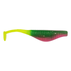 Image of Ol' Blue Tackle Paddle Fry Soft Bait | Electric Chicken; 3 in.