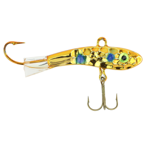 Image of Moonshine Lures Hammered Shiver Minnow | LSO Blue Dots; 1 7/8 in.