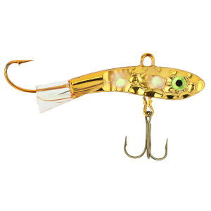 Image of Moonshine Lures Hammered Shiver Minnow | LSO Green Dots; 1 7/8 in.