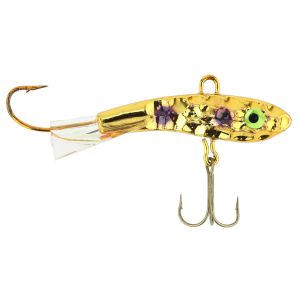 Image of Moonshine Lures Hammered Shiver Minnow | LSO Purple Dots; 1 7/8 in.