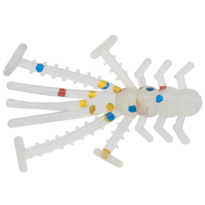 Image of Eurotackle Micro Finesse Crazy Critter | Wonder B (Glow); 1.1 in.