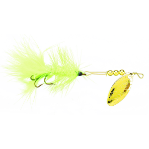 Image of Joe's Flies Ultimate Wooly Bugger Spinner - Willow Blade | Chartreuse; 8