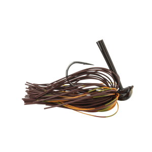 Image of Greenfish Tackle Big Rubber Jig | Brown Craw; 3/4 oz.