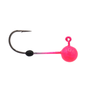 Image of Eurotackle Micro Finesse Tungsten Jig Head - Size 4 Hook | Pink; 3/32 oz.