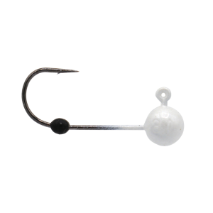 Image of Eurotackle Micro Finesse Tungsten Jig Head - Size 4 Hook | White; 3/32 oz.
