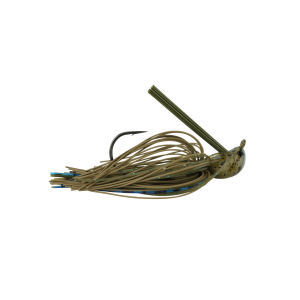 Image of Greenfish Tackle Little Rubber Jig | Mocha Blue; 1/2 oz.