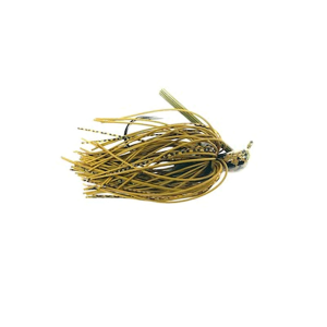 Image of Greenfish Tackle Little Rubber Jig | Gourd Green; 1/2 oz.