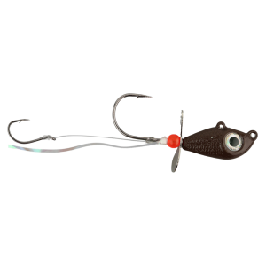 Image of Mustad Addicted Walleye Death Spinner Jig | Brown; 1/4 oz.