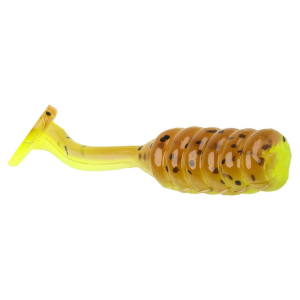 Image of Strike King Mr. Crappie Teen-Zee Slabalicious | Pumpkin Chartreuse Tail