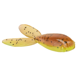 Image of Strike King Mr. Crappie Teen-Zee Tails | Pumpkin Chartreuse Tail